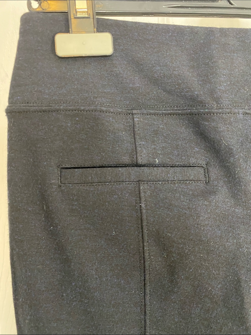 Kit and Ace Black Pull-On Ponte Cuffed Ankle Pants Quiet Luxury Size 6 - Picture 9 of 16